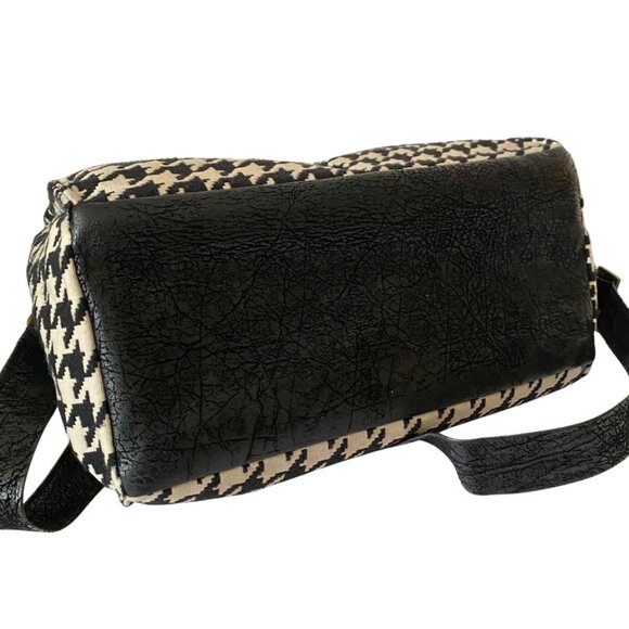 Rare Rebekah Scott Houndstooth camera bag medium - FREE SHIPPING - Picture 3 of 6